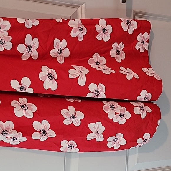 Jcrew red flower size 0 dress - Picture 3 of 8